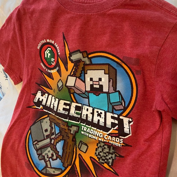 Boy’s tee by Monjang color red size 5 18” long - Picture 2 of 4